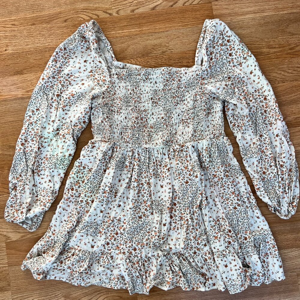 Arizona Jean Co. Smocked Floral Dress XL